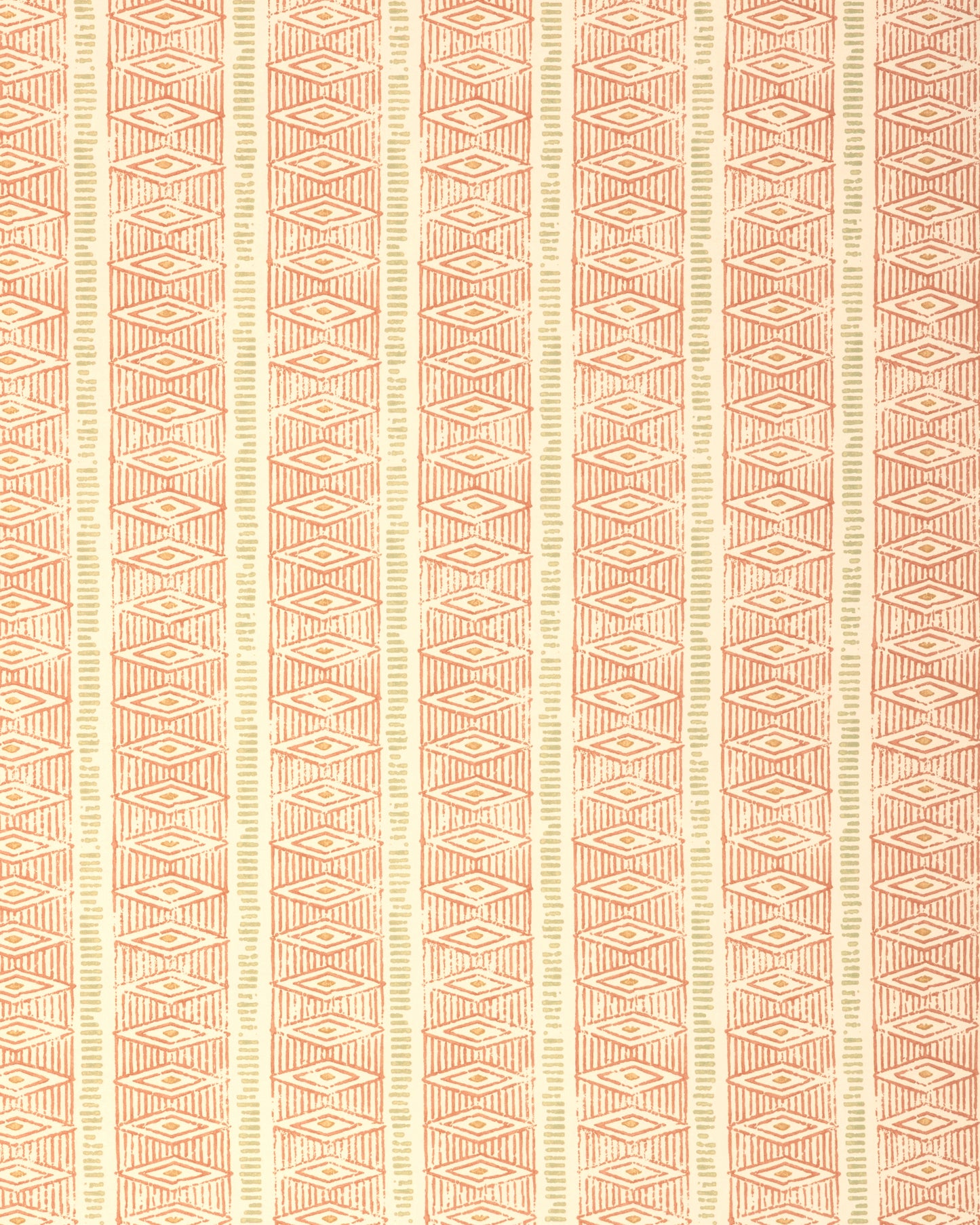 Purchase P2026109-312 Hawkins Wc, Orange Stripes - Lee Jofa Wallpaper - P2026109.312.0