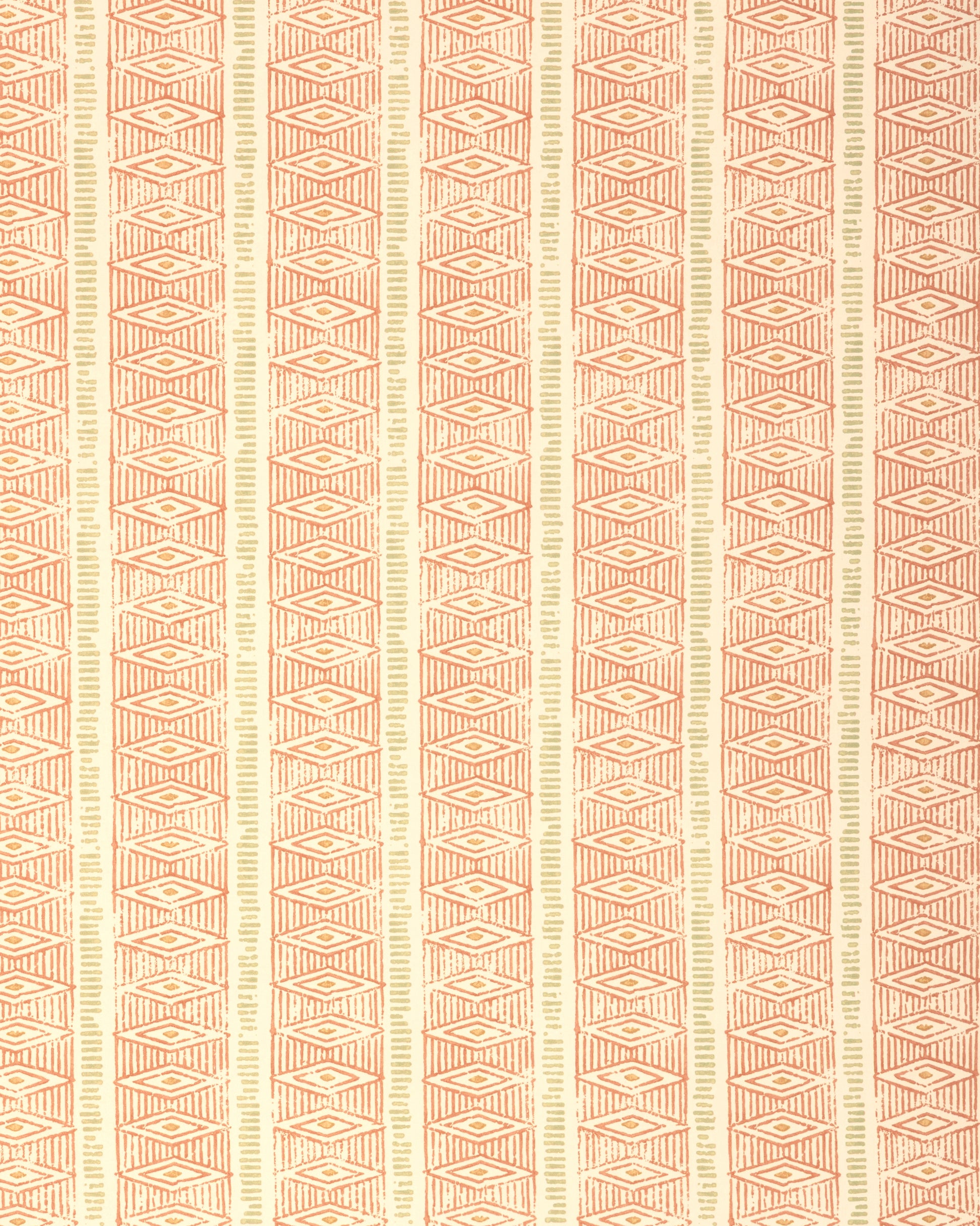 Purchase P2026109-312 Hawkins Wc, Orange Stripes - Lee Jofa Wallpaper - P2026109.312.0
