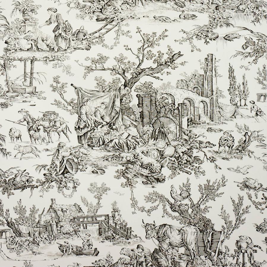 Sample P8013130.21 Le Hameau Charcoal Brunschwig and Fils