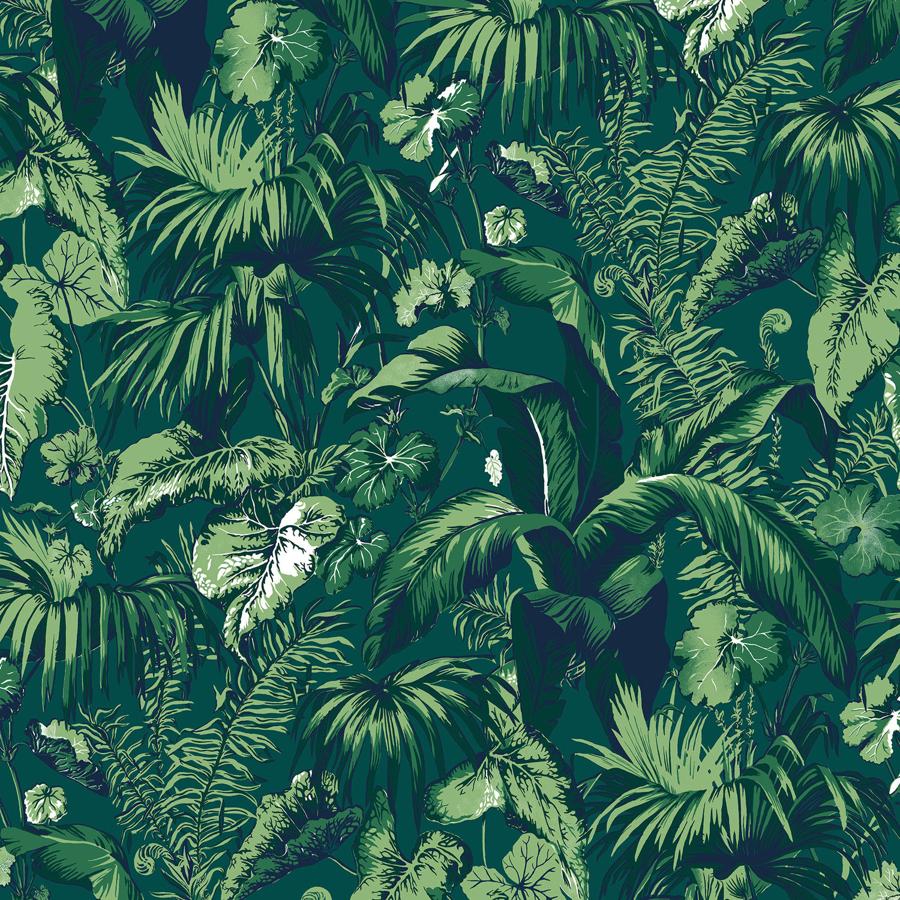 Looking P8015102.3 Feuillage Green by Brunschwig Fils