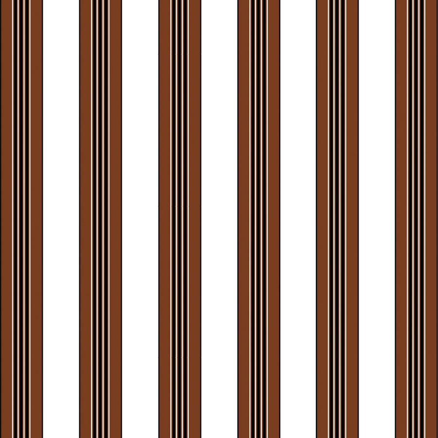 Sample P8015104.6 Rayure Lione Chocolate Brunschwig and Fils
