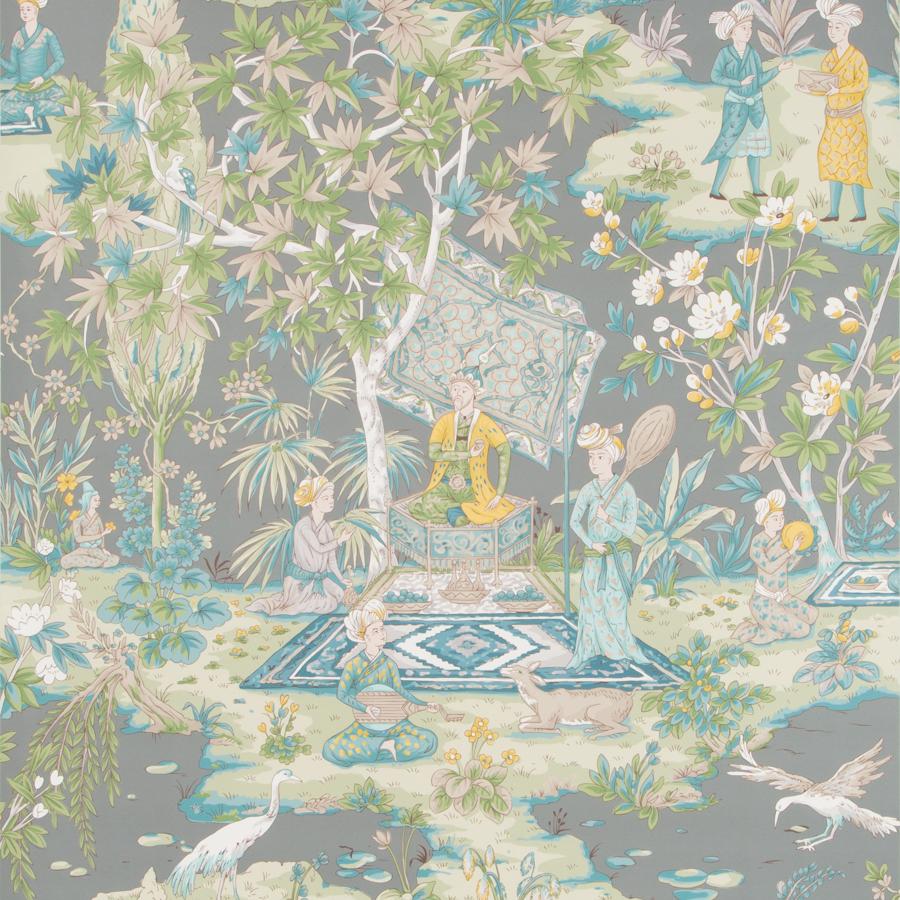 Order P8019101.113.0 Lodi Garden Grey Brunschwig Fils Wallpaper