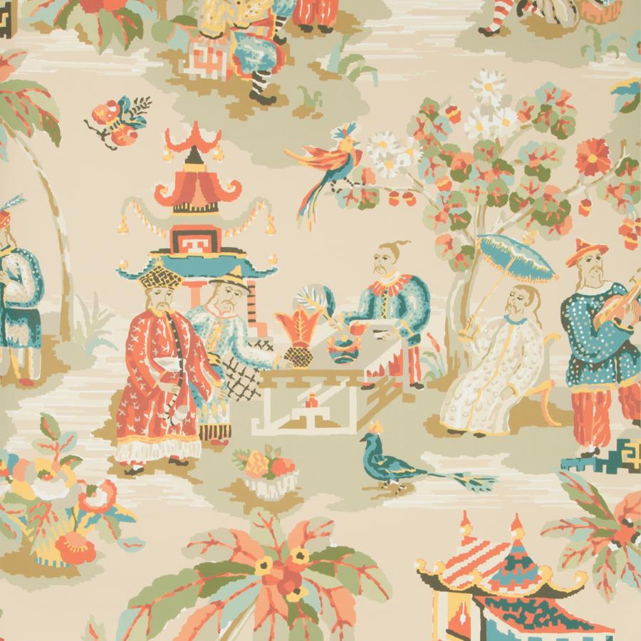 Sample P8019102.14.0 Volume 57, Xian Vanilla by Brunschwig and Fils Wallpaper