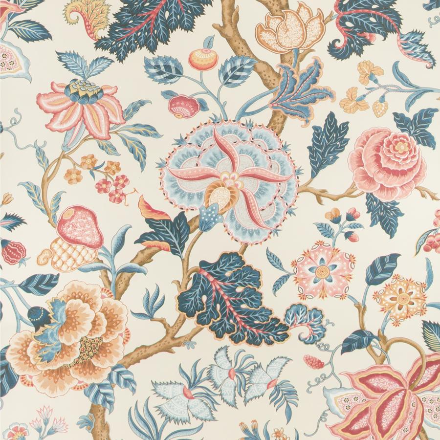 Save P8019111.195.0 Nizam Multi Color Botanical by Brunschwig & Fils Wallpaper