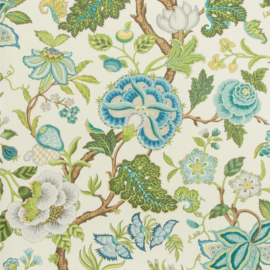 Shop P8019111.313.0 Nizam Multi Color Botanical by Brunschwig & Fils Wallpaper