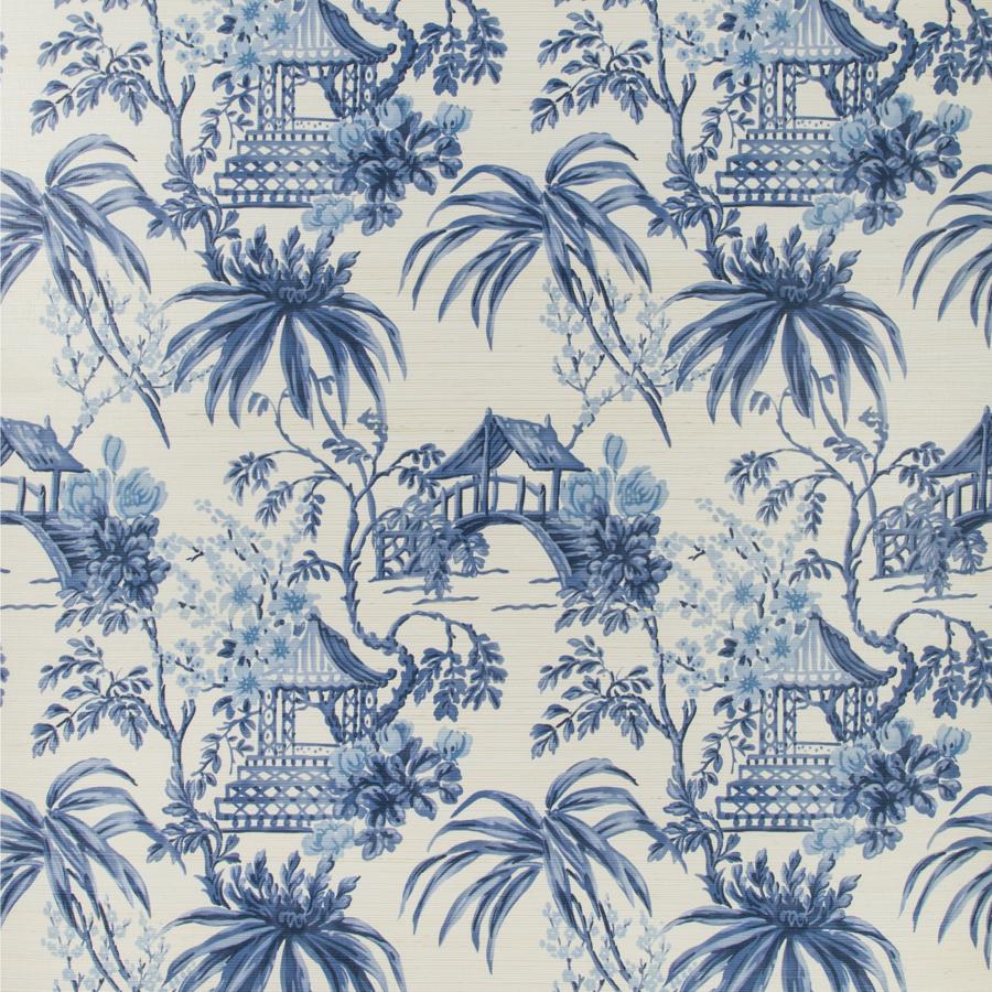 Purchase P8019115.55.0 Tongli Blue Chinoiserie by Brunschwig & Fils Wallpaper