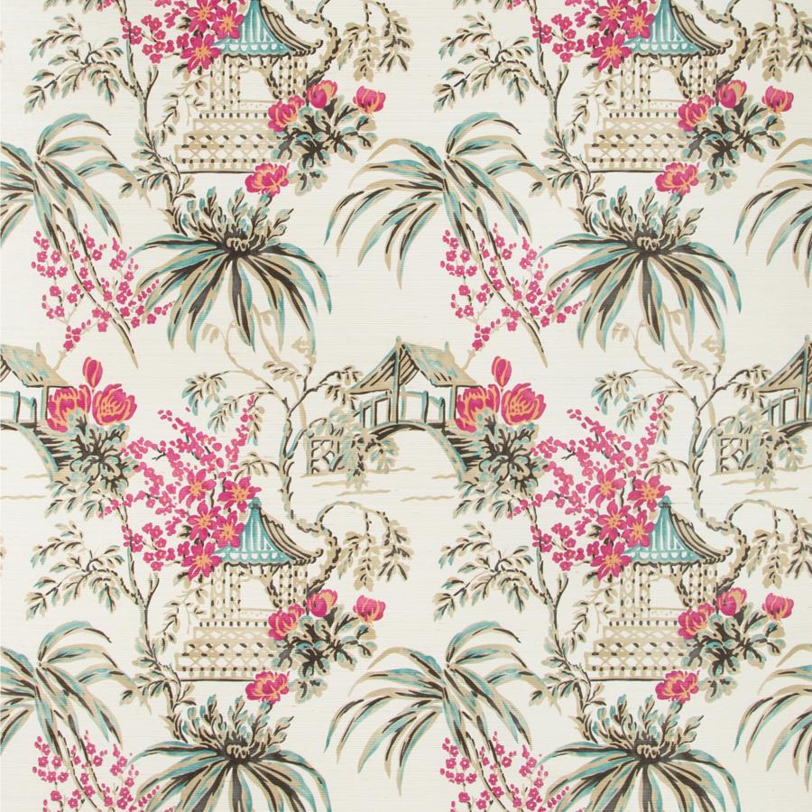 Looking P8019115.713.0 Tongli Multi Color Chinoiserie by Brunschwig & Fils Wallpaper