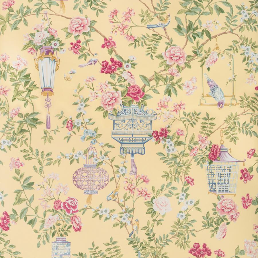 Buy P8019118.147.0 Jardin Fleuri Multi Color Chinoiserie by Brunschwig & Fils Wallpaper