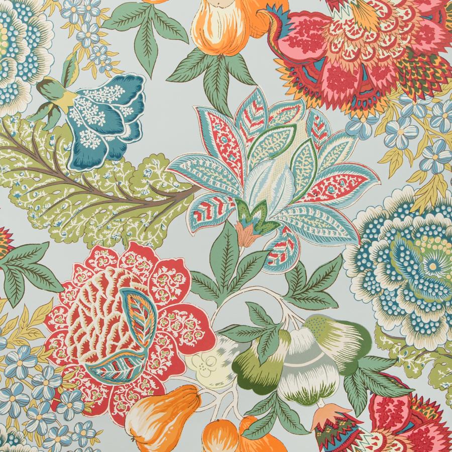 Shop P8020101.1337.0 Karabali Multi Color Floral by Brunschwig & Fils Wallpaper