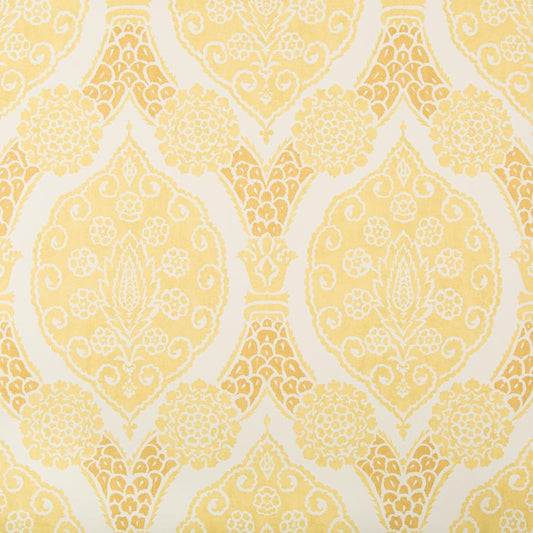 Order P8020103.40.0 Sufera Yellow Damask by Brunschwig & Fils Wallpaper