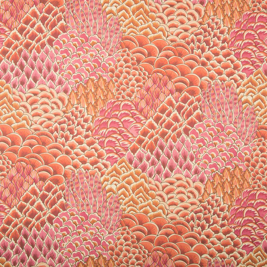 Sample P8020104.712.0 Katibi Multi Color Floral Brunschwig and Fils Wallpaper