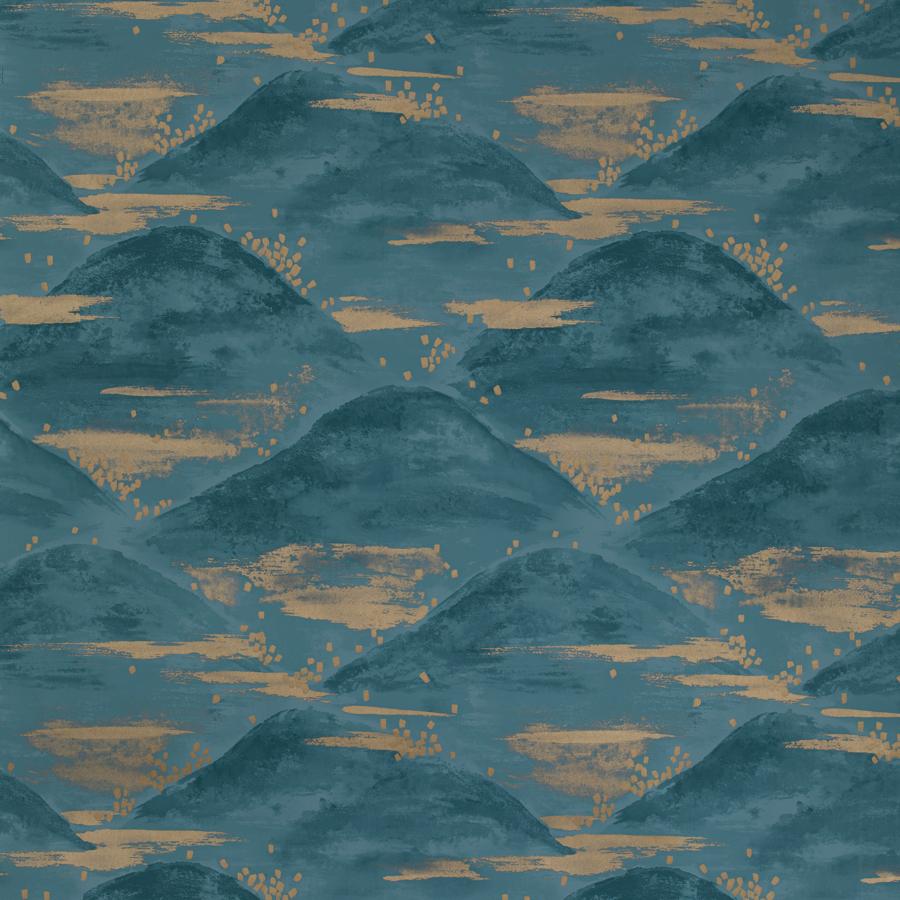 Acquire P8020105.35.0 La Brume Blue Geometric by Brunschwig & Fils Wallpaper