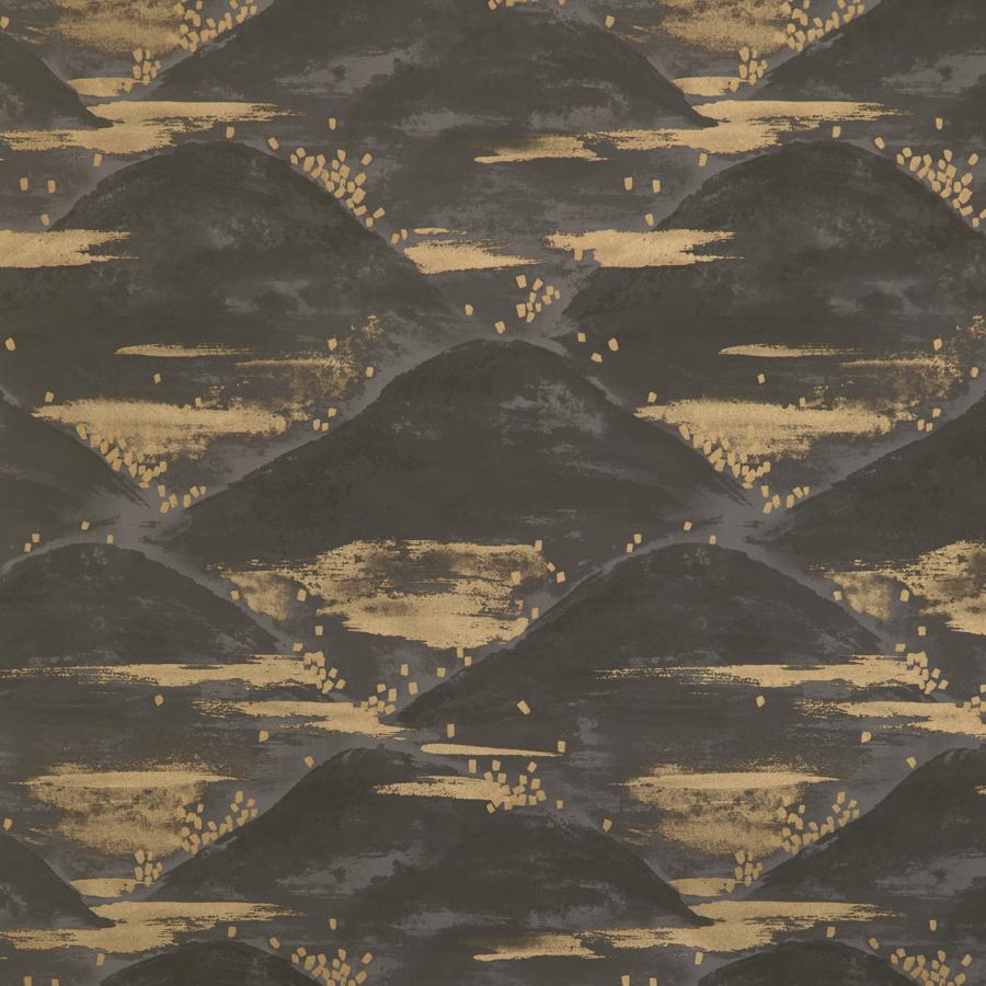 Sample P8020105.821.0 La Brume Grey Geometric Brunschwig and Fils Wallpaper