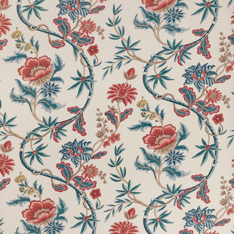 Shop P8020111.195 Veronique BlueBotanical & Floral by Brunschwig & Fils Wallpaper