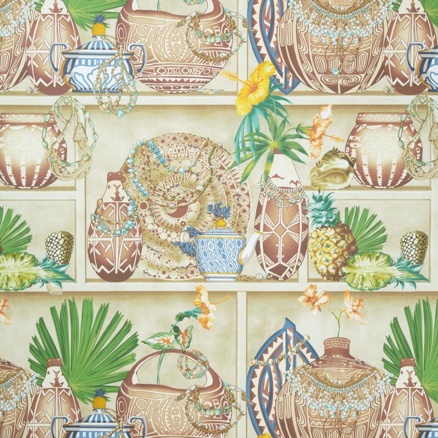 Sample - P8022107.1635.0 | Maizan, Beige Novelty - Brunschwig & Fils Wallpaper