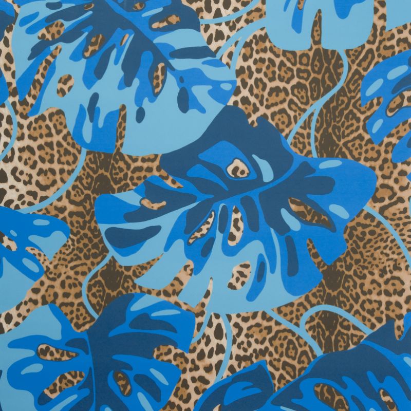 Purchase P8022110.650.0 Mambo, Blue Tropical - Brunschwig & Fils Wallpaper