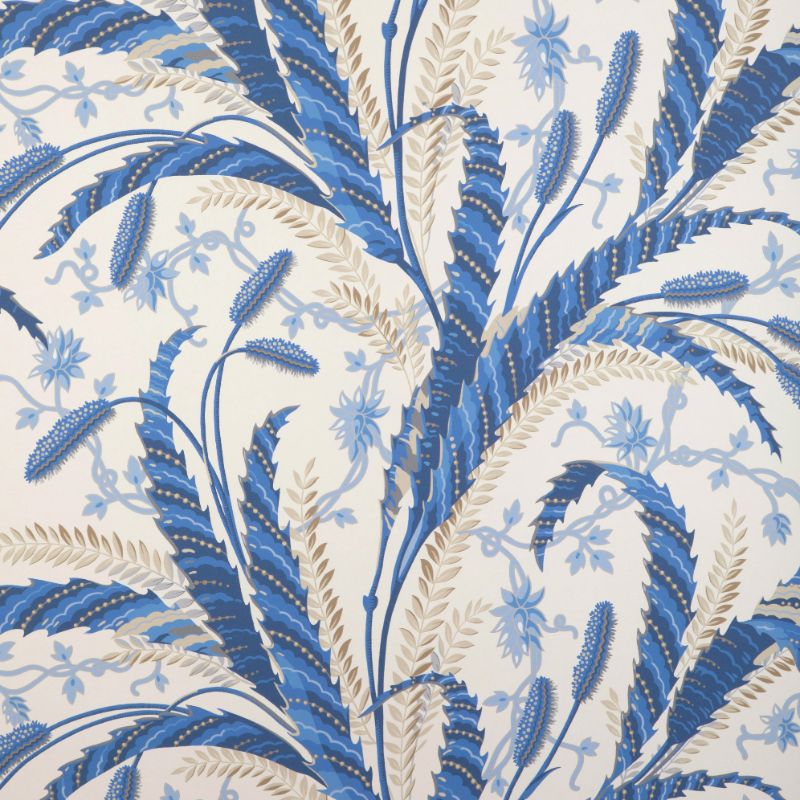 Purchase P8023101.5.0 Vernay, Blue Botanical - Brunschwig & Fils Wallpaper