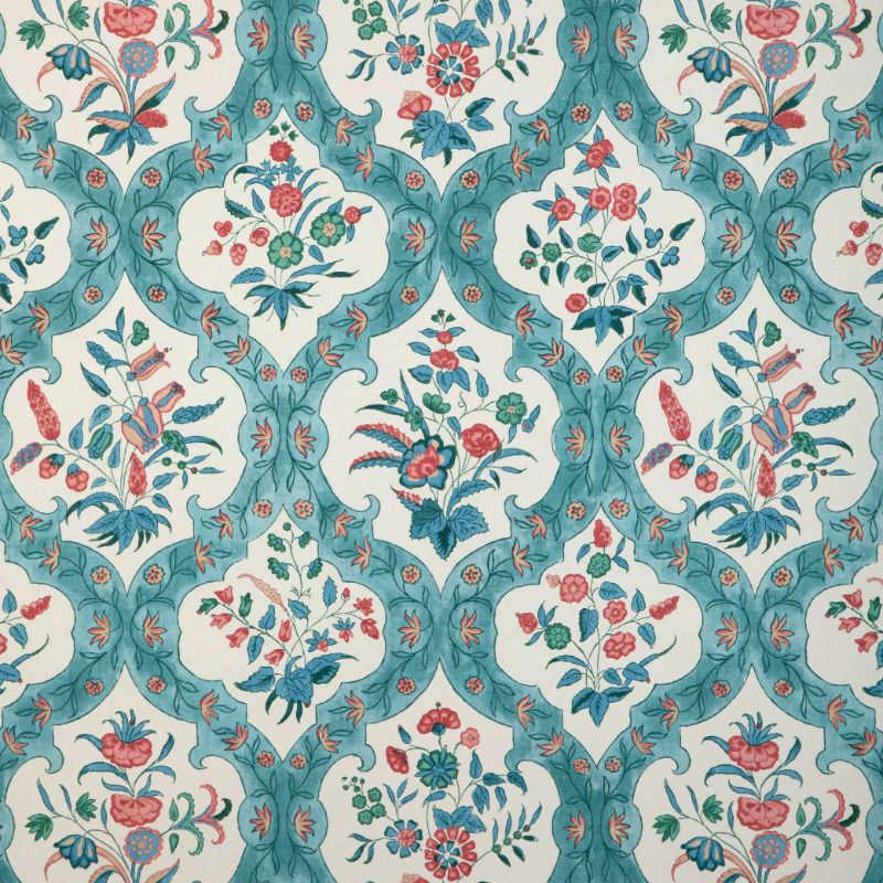 Purchase P8023102.353.0 Ventoux, Blue Floral - Brunschwig & Fils Wallpaper