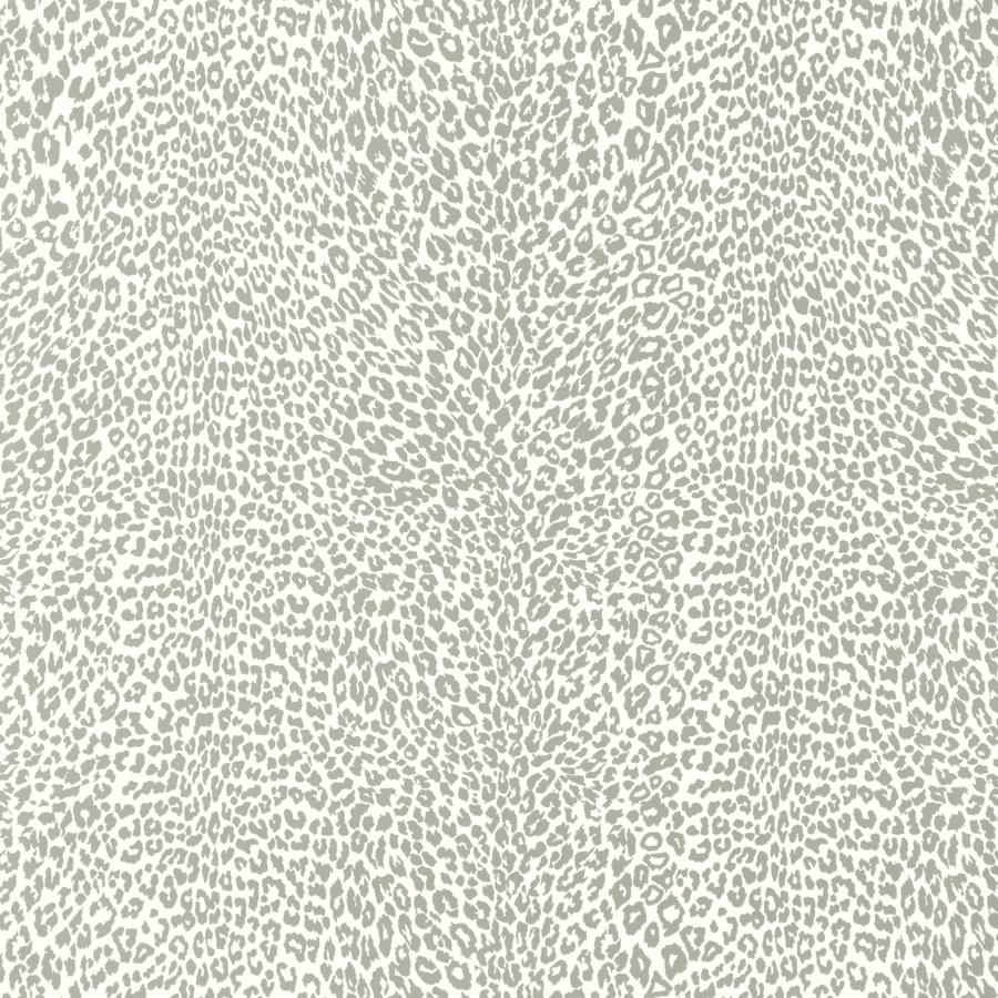 Sample - P8023107.11.0 | Petit Leopard, Grey Animals - Brunschwig & Fils Wallpaper