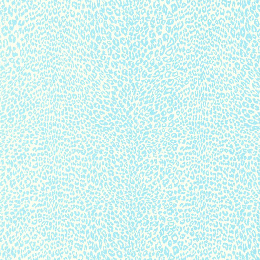 Purchase P8023107.15.0 Petit Leopard, Blue Animals - Brunschwig & Fils Wallpaper