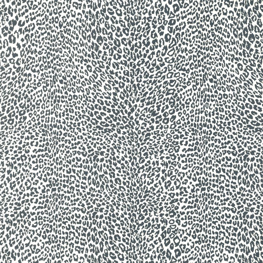 Sample - P8023107.21.0 | Petit Leopard, Grey Animals - Brunschwig & Fils Wallpaper