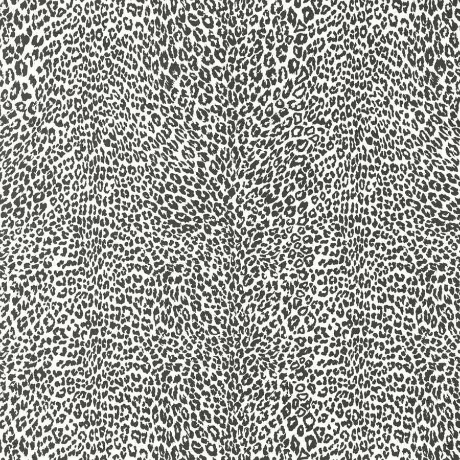 Sample - P8023107.8.0 | Petit Leopard, Black Animals - Brunschwig & Fils Wallpaper