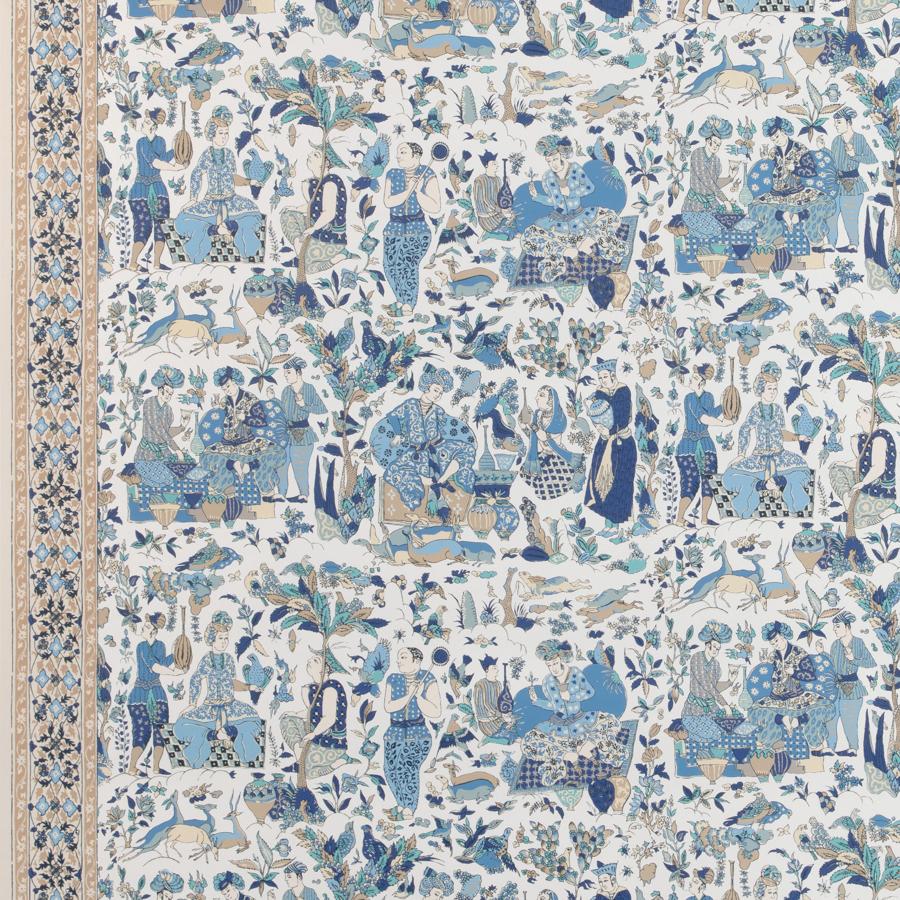 Sample - P8024100-516 | Shalimar, Blue Chinoiserie - Brunschwig & Fils Wallpaper - P8024100.516.0