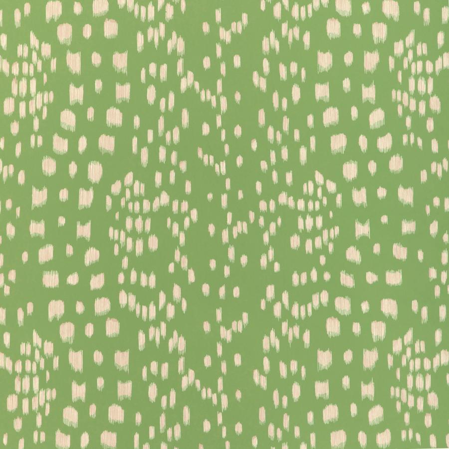 Sample - P8024102-3 | Les Touches Reverse, Green Polka Dots - Brunschwig & Fils Wallpaper - P8024102.3.0