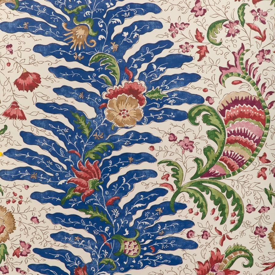 Sample - P8024104-519 | Riviere, Multi Color Botanical - Brunschwig & Fils Wallpaper - P8024104.519.0