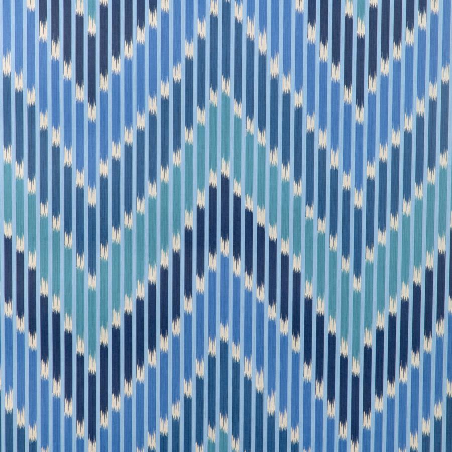 Sample - P8024107-513 | Cascade, Blue Chevron - Brunschwig & Fils Wallpaper - P8024107.513.0