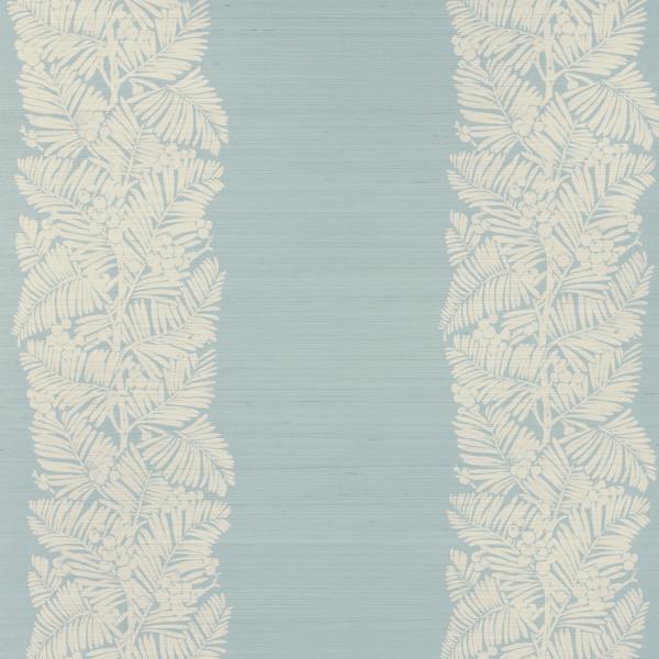 Purchase P8024114-13 Palmar Sisal, Blue Stripes - Brunschwig & Fils Wallpaper - P8024114.13.0