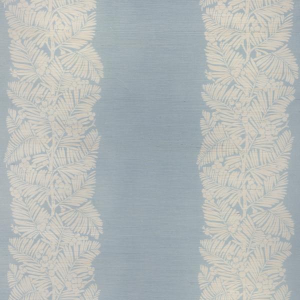 Purchase P8024114-5 Palmar Sisal, Blue Stripes - Brunschwig & Fils Wallpaper - P8024114.5.0