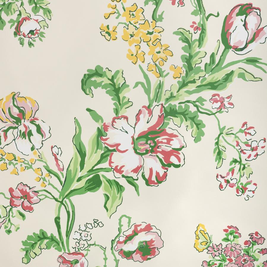Purchase P8025106-73 Maintenon, Spring Floral - Brunschwig & Fils Wallpaper - P8025106.73.0