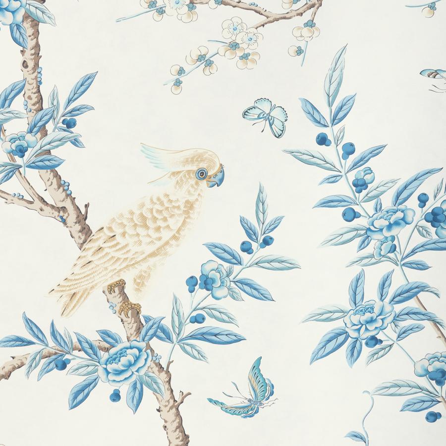 Purchase P8026109-51 Kanchou, Azure - Brunschwig & Fils Wallpaper - P8026109.51.0