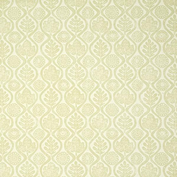 Sample - Pbfc-3502-23 | Oakleaves, Green Botanical - Lee Jofa Wallpaper - Pbfc-3502.23.0