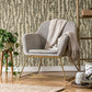 Purchase PK333443 Brewster Wallpaper, Hartmann Brown Stripe Texture - Medley12