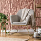 Purchase PK333444 Brewster Wallpaper, Hartmann Burgundy Stripe Texture - Medley12