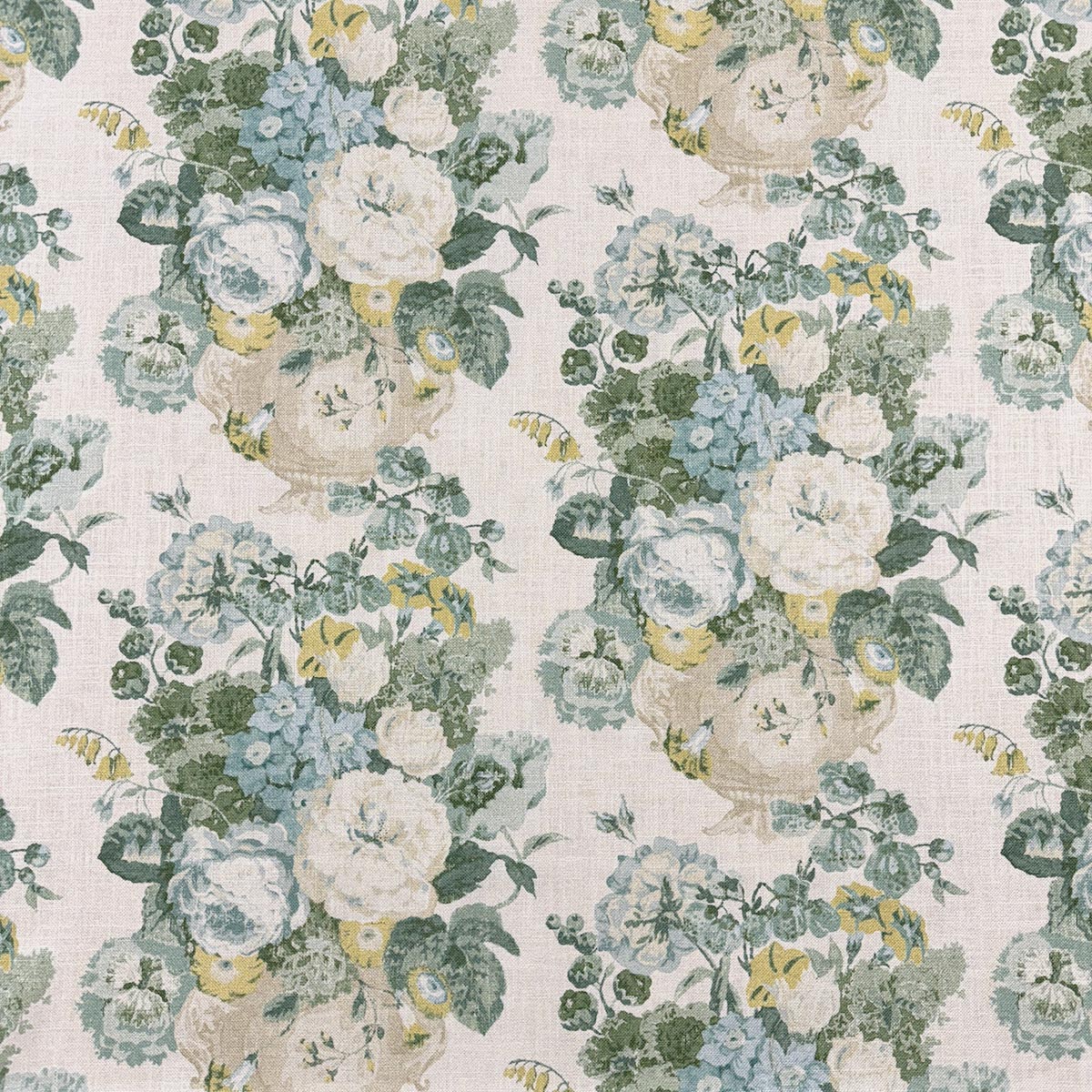 Purchase Mag Fabric SKU# 12081 pattern name Posey Bluegreen