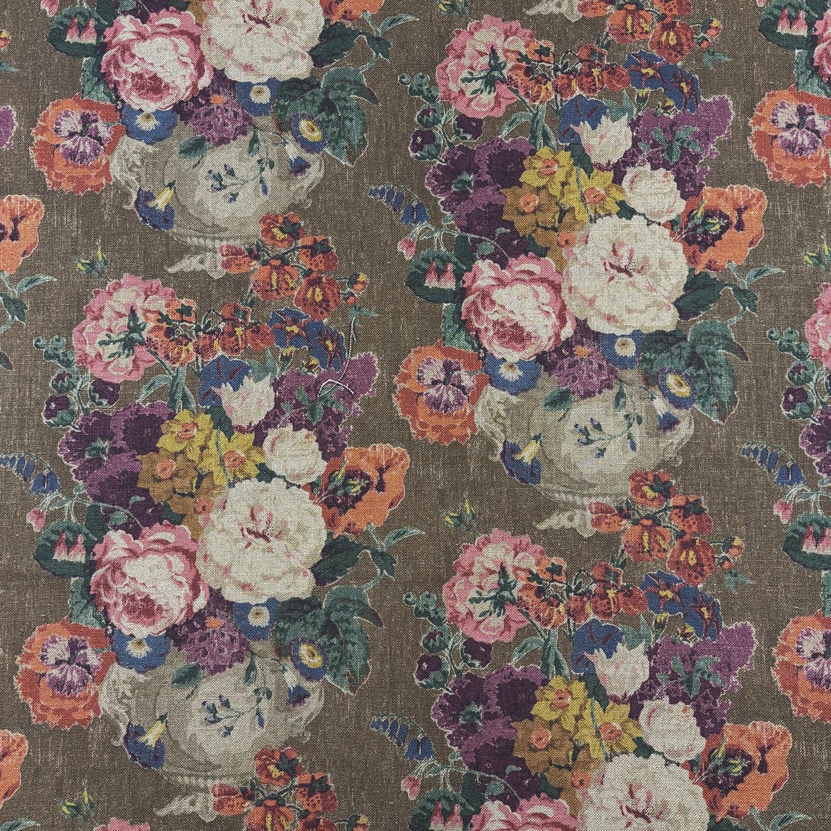 Purchase Mag Fabric Pattern number 12082 pattern name Posey Sepia