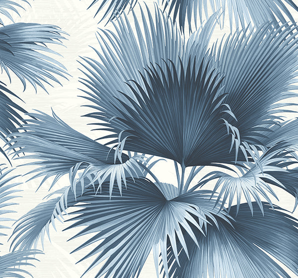Purchase PS40102 Palm Springs, Endless Summer Blue Palm by Kenneth James Wallpaper