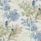 Purchase Psw1518Rl | Watercolor Botanicals, Handpainted Songbird Peel & Stick - York Wallpaper