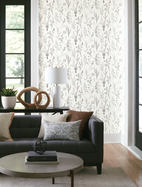 Purchase Psw1522Rl | Watercolor Botanicals, Wildflower Sprigs Peel & Stick - York Wallpaper