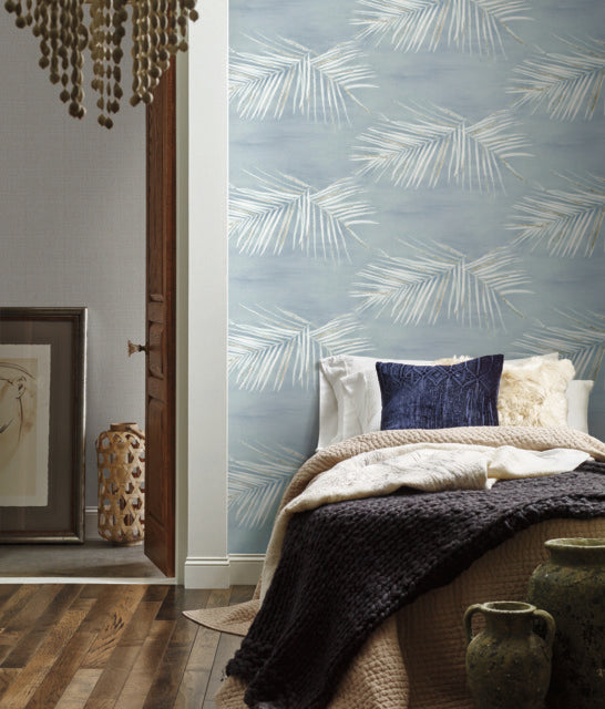 Purchase Psw1554Rl | Aviva Stanoff, Endless Summer Blue Peel & Stick - York Wallpaper