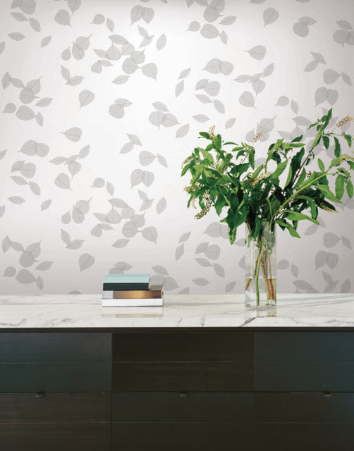 Purchase Psw1562Rl | Aviva Stanoff, Inner Peace Salt Grey Peel & Stick - York Wallpaper