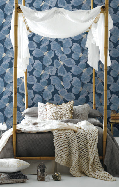 Purchase Psw1566Rl | Aviva Stanoff, Monarch Pewter Peel & Stick - York Wallpaper