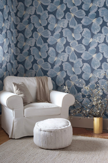 Purchase Psw1566Rl | Aviva Stanoff, Monarch Pewter Peel & Stick - York Wallpaper