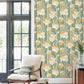 Purchase Psw1570Rl | Mirth Studios, Shirley Deco Floral - York Wallpaper