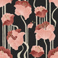 Purchase Psw1571Rl | Mirth Studios, Shirley Deco Floral - York Wallpaper