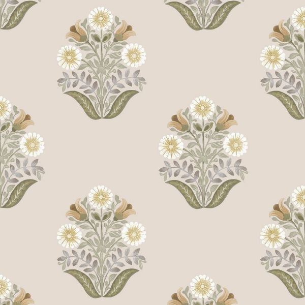 Purchase Psw1575Rl | Mirth Studios, Sophie Floral Medallion - York Wallpaper