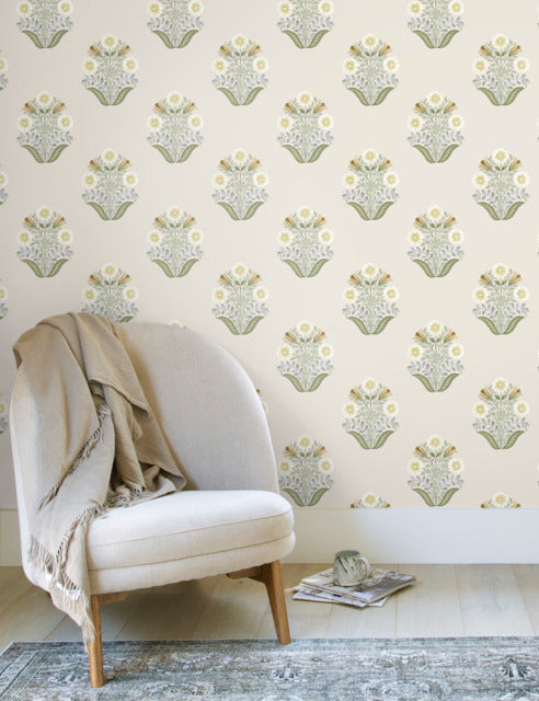 Purchase Psw1575Rl | Mirth Studios, Sophie Floral Medallion - York Wallpaper